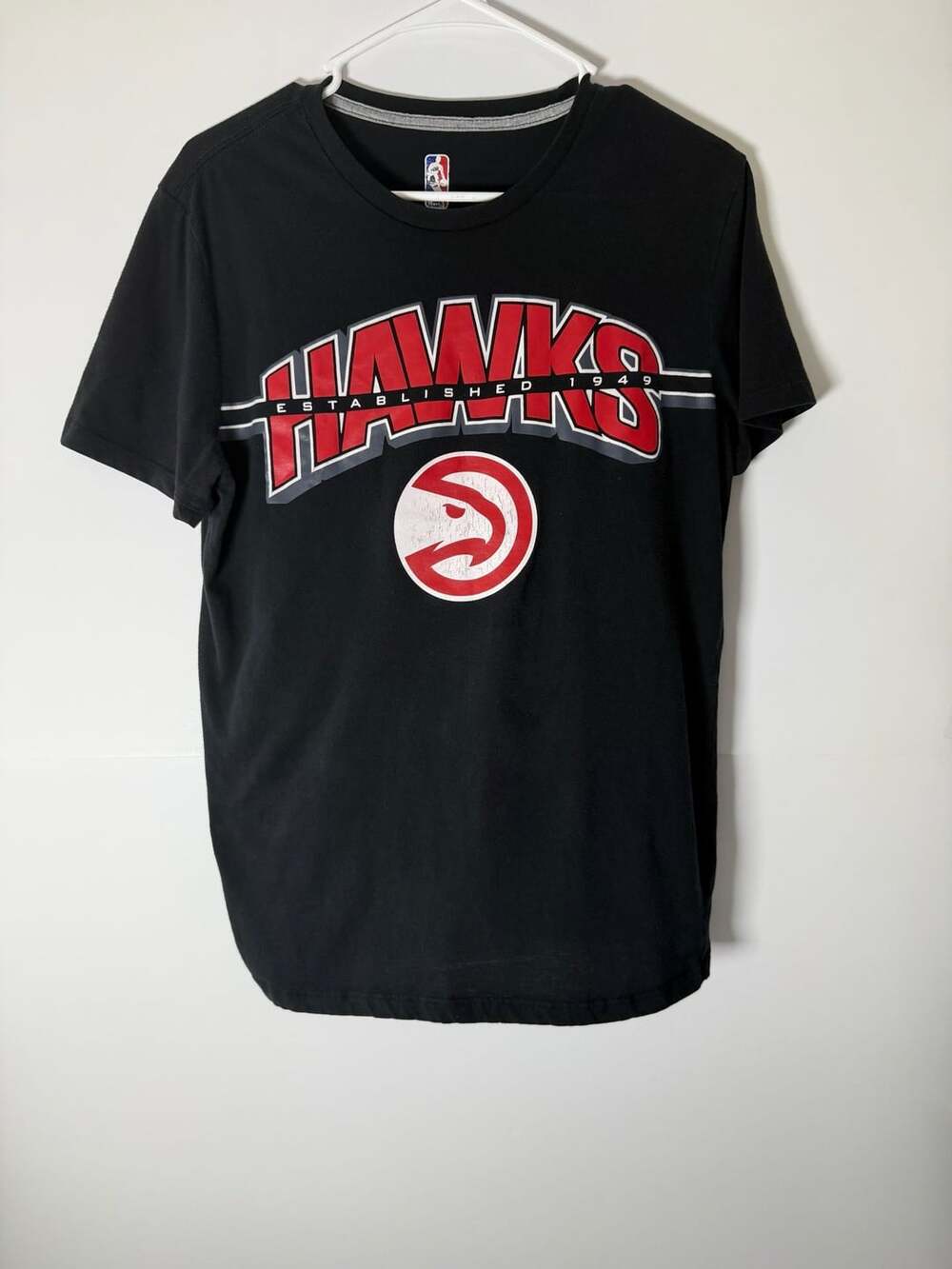 NBA Atlanta Hawks Established 1949 T-Shirt Size M Black